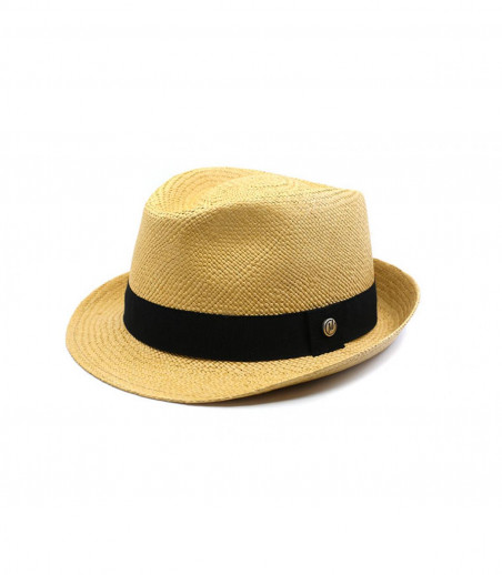 M by Flechet straw trilby braid M by Flechet straw trilby braid